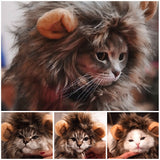 Funny Cute Pet Cat Costume Lion Mane Wig Cap Hat for Cat&Dog - Doggylovers